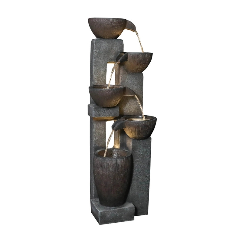 Clowser Weather Resistant Pond/Pool Fountain with Light