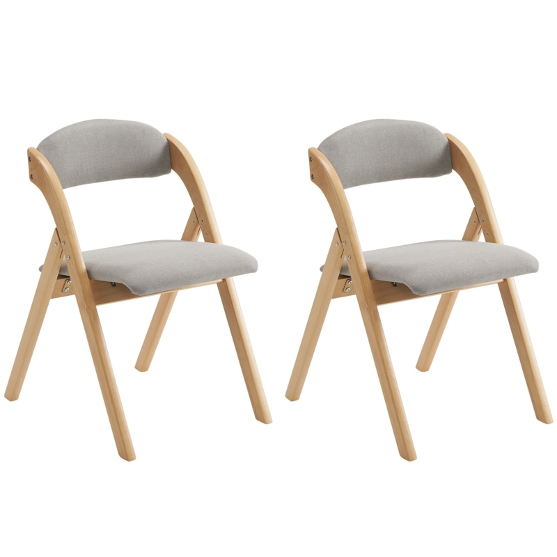 Colstrip Upholstered Padded Stackable Folding Chair Folding Chair Set (Set of 2)