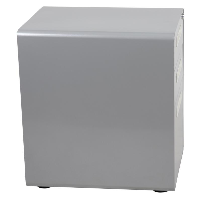 Concho Ergonomic 3-Drawer Mobile Locking Filing Cabinet Storage Organizer