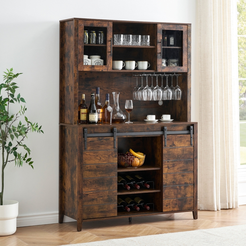 Cutcheon Sideboard with Bar Hutch