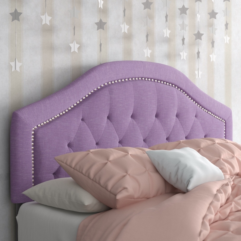 Danni Upholstered Metal Panel Headboard