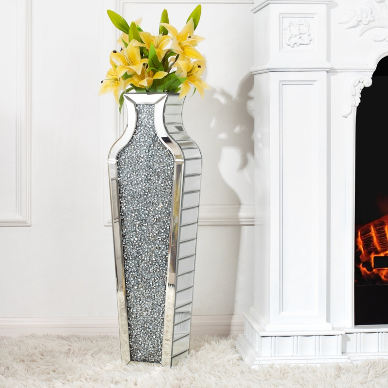DeGrailly Handmade Glass Floor Vase