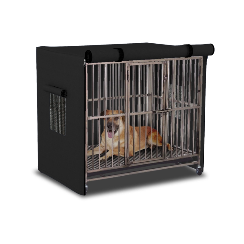 Demetries Heavy-Duty Indoor/Outdoor Waterproof Dog Crate Cover, Patio Breathable u0026 UV Resistant Weatherproof Cover