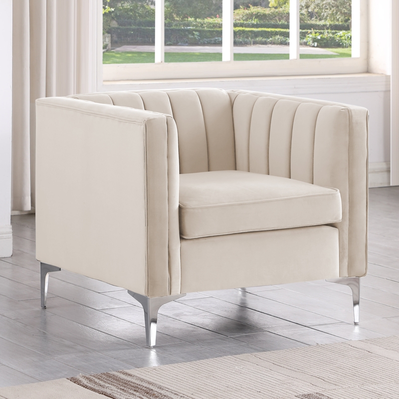 Dippolito Velvet Club Chair