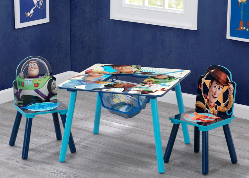Disney Pixar Toy Story Kids 3 Piece Writing Table and Chair Set