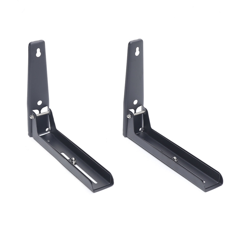 Escano 2PCS Microwave Shelf Bracket Wall Mount Stand