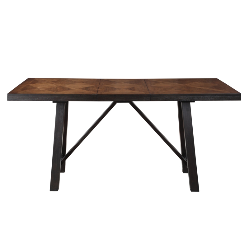 Extendable Solid Wood Base Dining Table