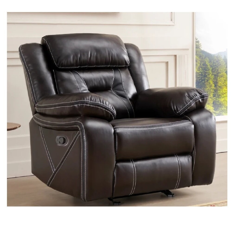 Faux Leather Recliner