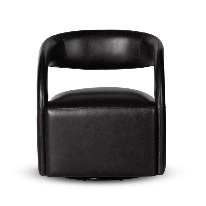 Finton Upholstered Swivel Armchair