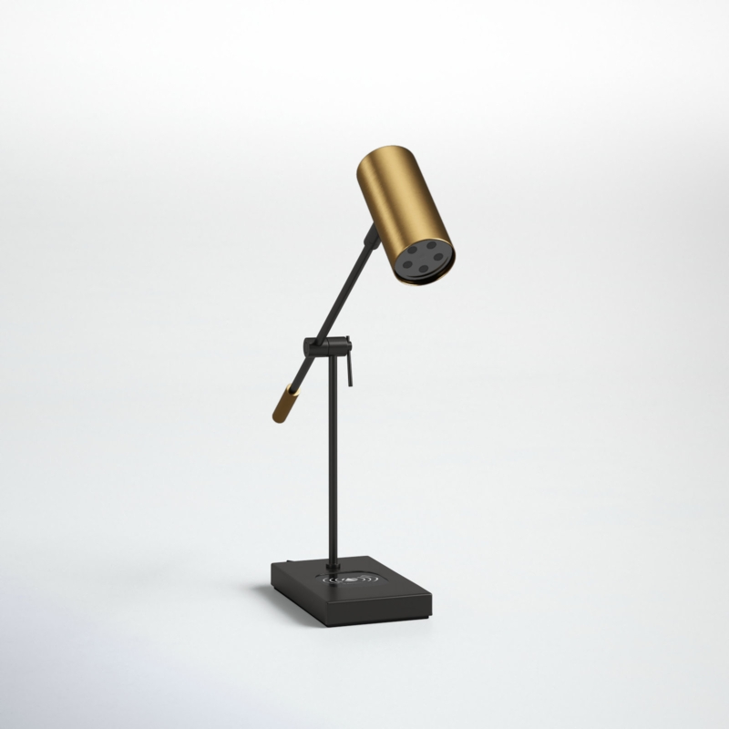 Flemings Adjustable Metal USB Desk Lamp