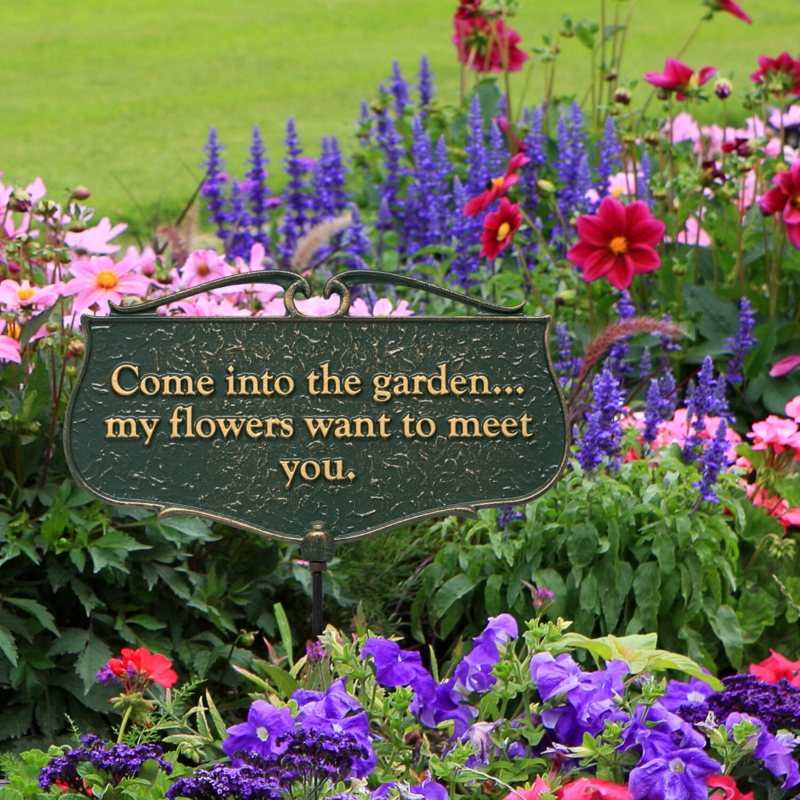 Flora u0026 Fauna Metal Garden Sign