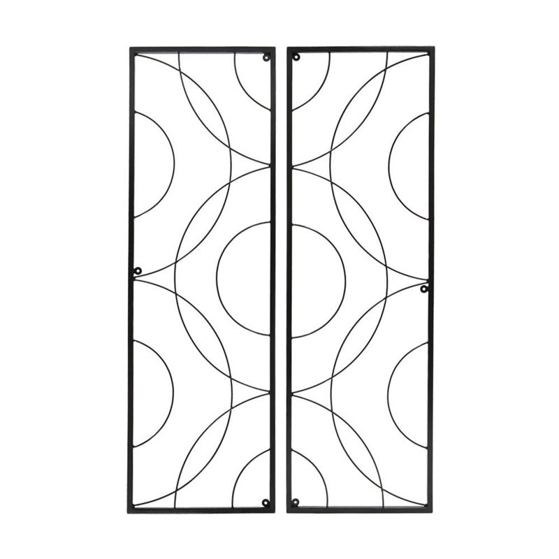 Florean 42'' H x 28'' W Iron Lattice Panel Trellis
