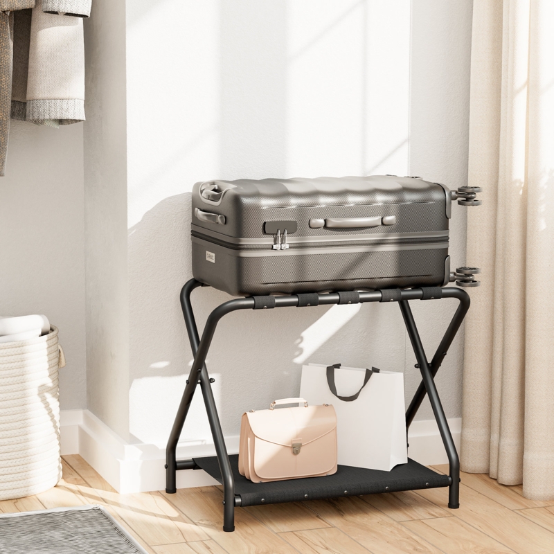 Folding Metal Luggage Rack