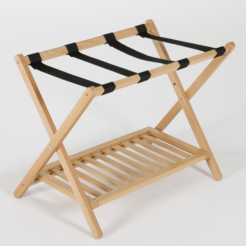 Folding Wood Luggage Rack