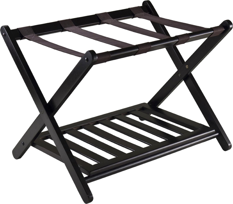 Folding Wood Luggage Rack