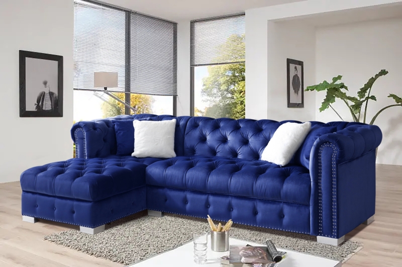 Giesela 2 - Piece Velvet Sectional