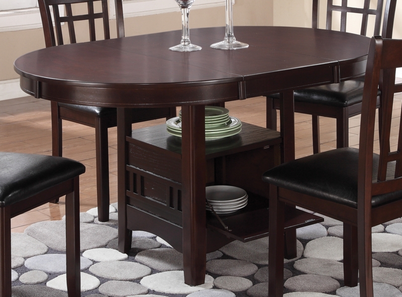 Guntersville Extendable Oval Solid Wood Base Dining Table
