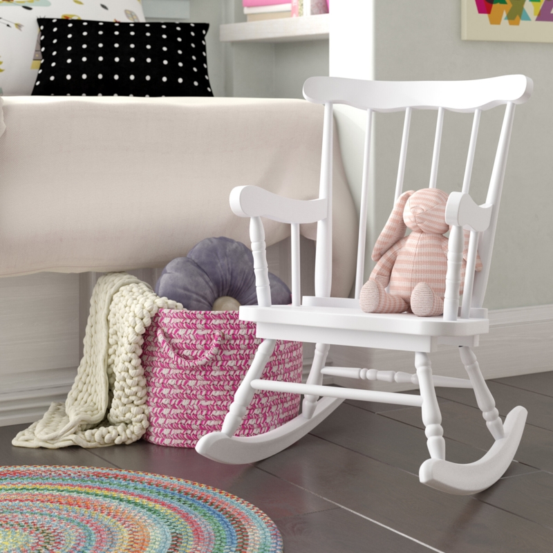 Hamby Kids Solid Wood Rocking Chair