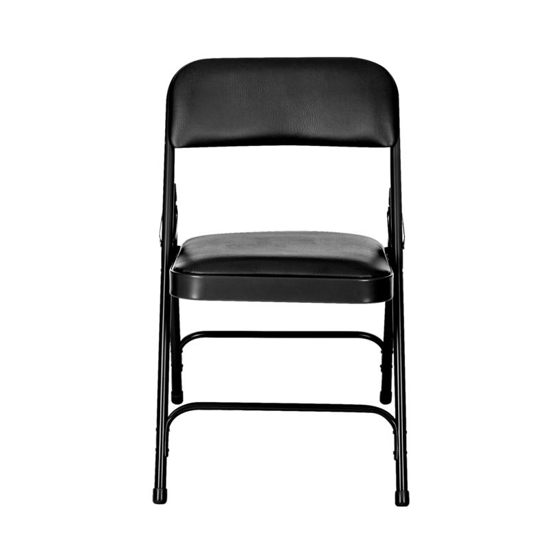 Hampden Furnishings Bernadine Vinyl Office Folding Chair Set of 4 (Set of 4)