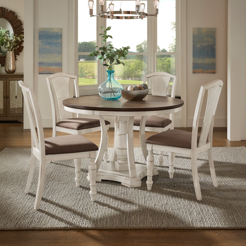 Harry 5 - Piece Pedestal Dining Set