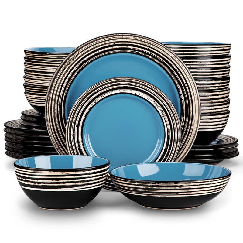 Hokku Designs Fabia Stoneware Dinnerware Set - Service for 8