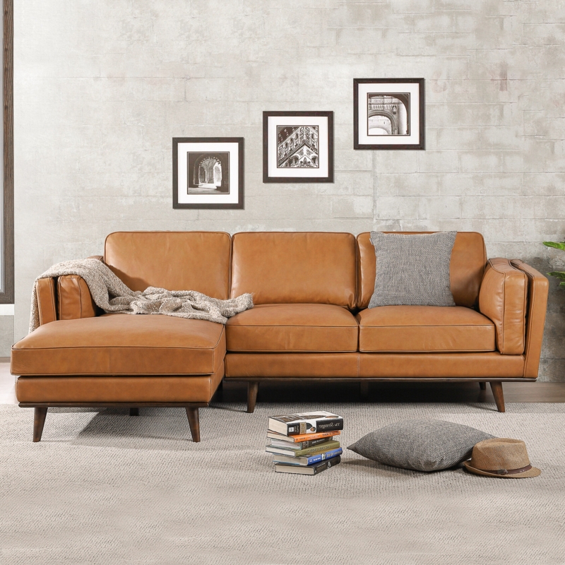 Howell 2 - Piece Leather Sectional