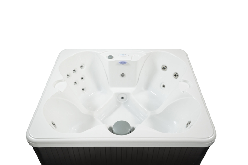 Hudson Bay Spas 110 Volt 4 - Person 14 - Jet Acrylic Rectangle Plug And Play Hot Tub