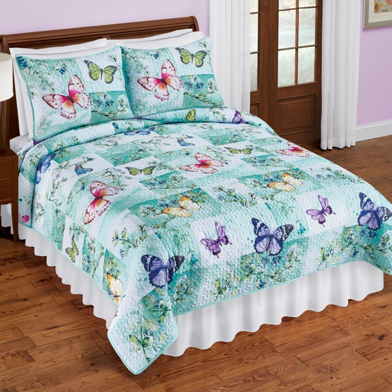 Hundt Modern u0026 Contemporary Polyester Patchwork Quilt