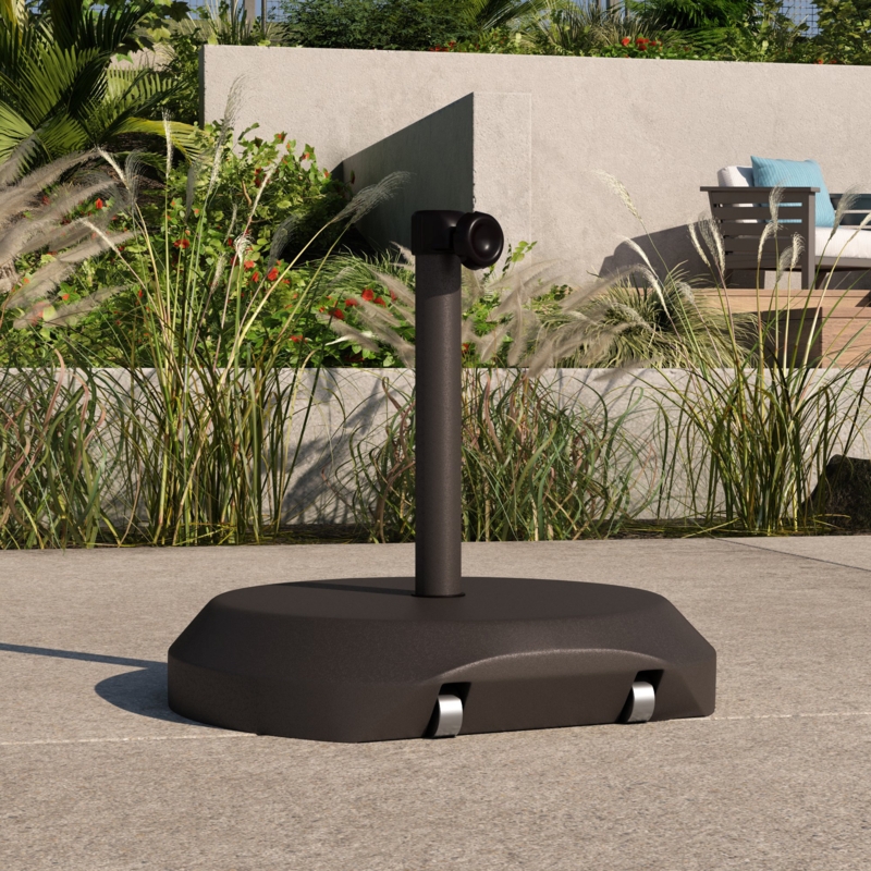 Hunnicutt 77 Lb. Free Standing Umbrella Base with Wheels
