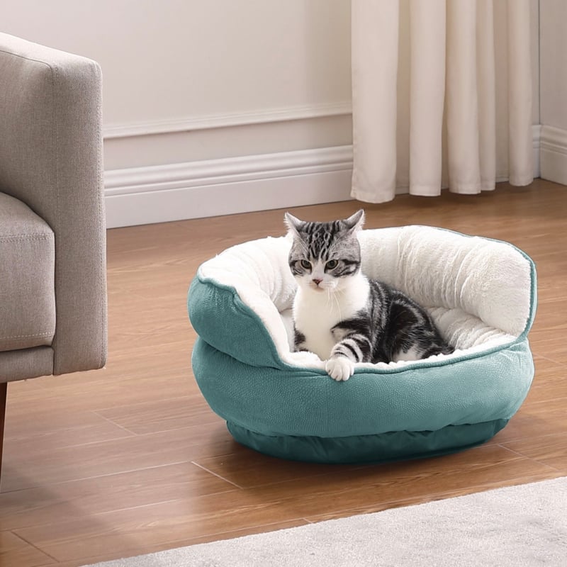 Ilan Best Friends by Sheri Mini Pet Throne High Bolster Orthopedic Relief Pet Bed