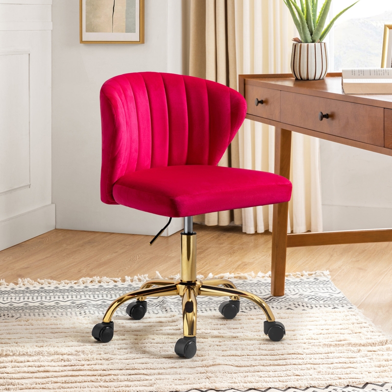 Ilia Ergonomic Height-Adjustable Task Chair With Tufted Back