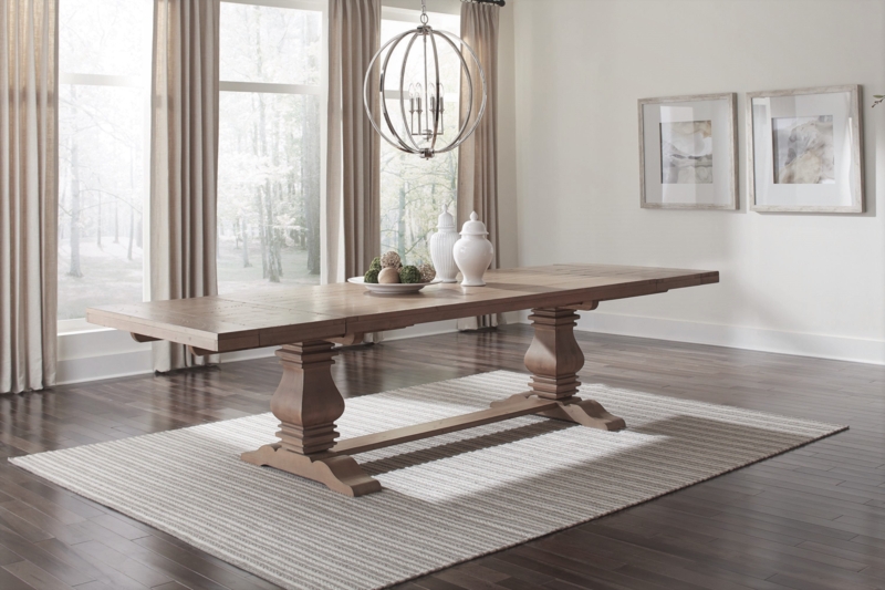 Jace Extendable Solid Wood Dining Table