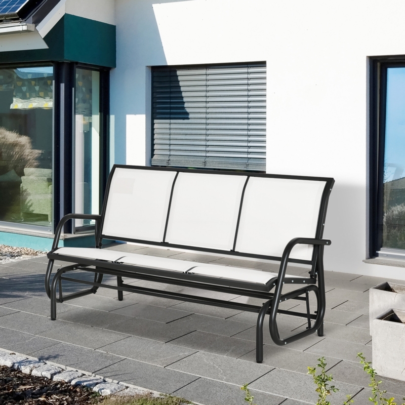 Jahid Stainless Steel Outdoor Glider Chair
