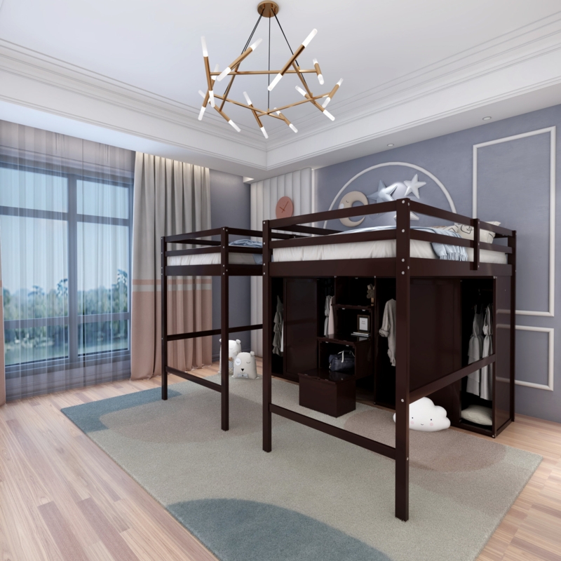 Jakyran Kids Twin Loft Bed