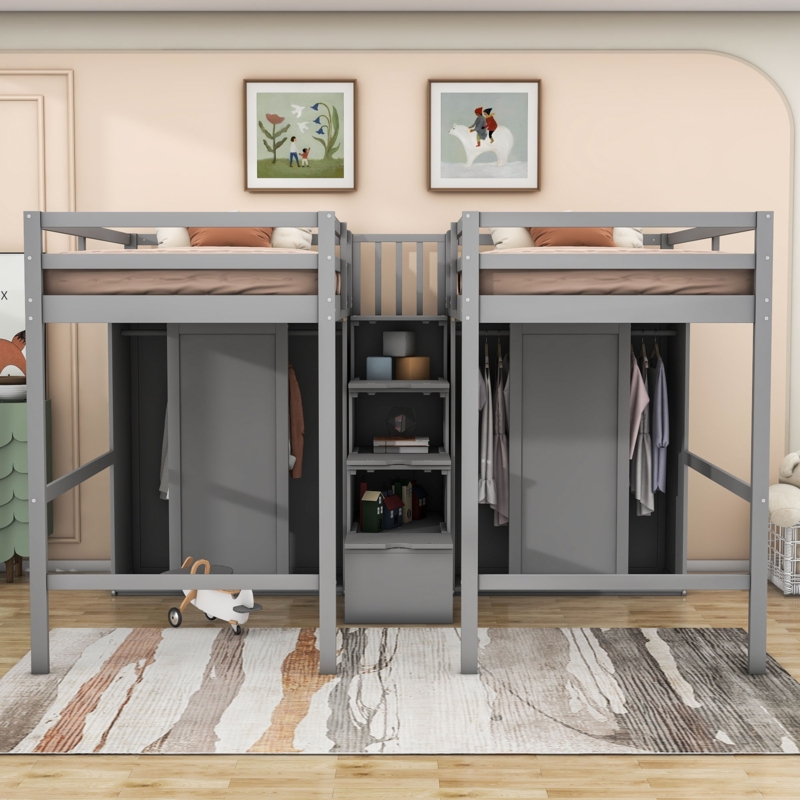 Javein Kids Twin Loft Bed