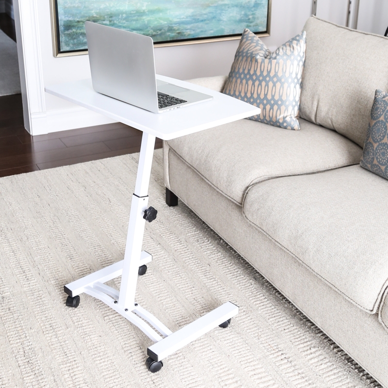 Jewgeni 24'' W Rolling Desk or Stand with Wheels