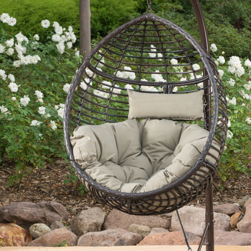 Kamil Indoor/Outdoor Hanging Basket Chair (Stand Not Included)