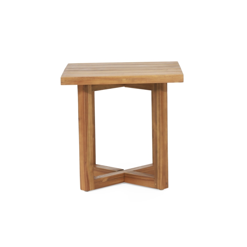 Keer Solid Wood Side Table