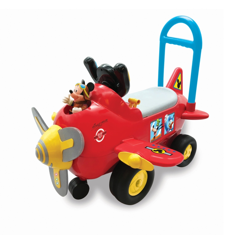 Kiddieland 1 Seater Mickey Mouse Walt Disney Studios Mickey Mouse Clubhouse Airplanes Push/Pull Ride On