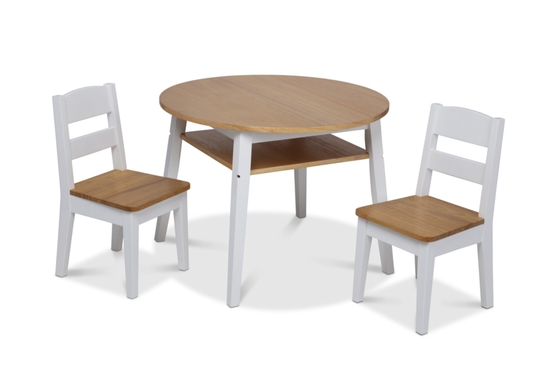 Kids 3 Piece Play Or Activity Table and Chair Set