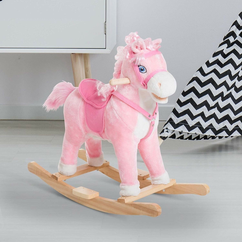 Kids Plush Toy Rocking Horse
