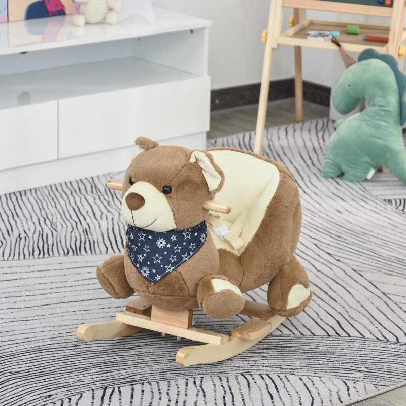 Kids Ride-On Toy Bear Rocker