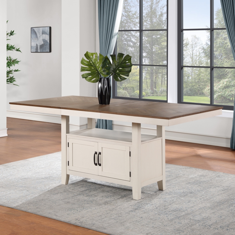 Knauss Extendable Solid Wood Base Dining Table