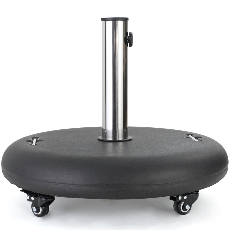 Lacourse 79 Lb. Concrete Free Standing Umbrella Base with Wheels