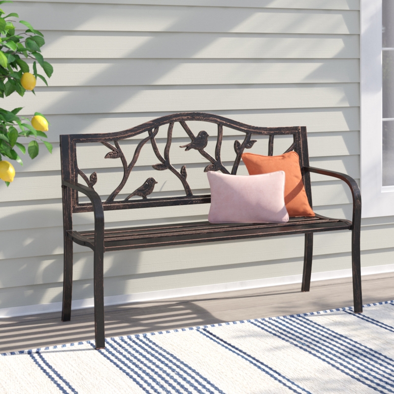Landwehr Metal Outdoor Bench