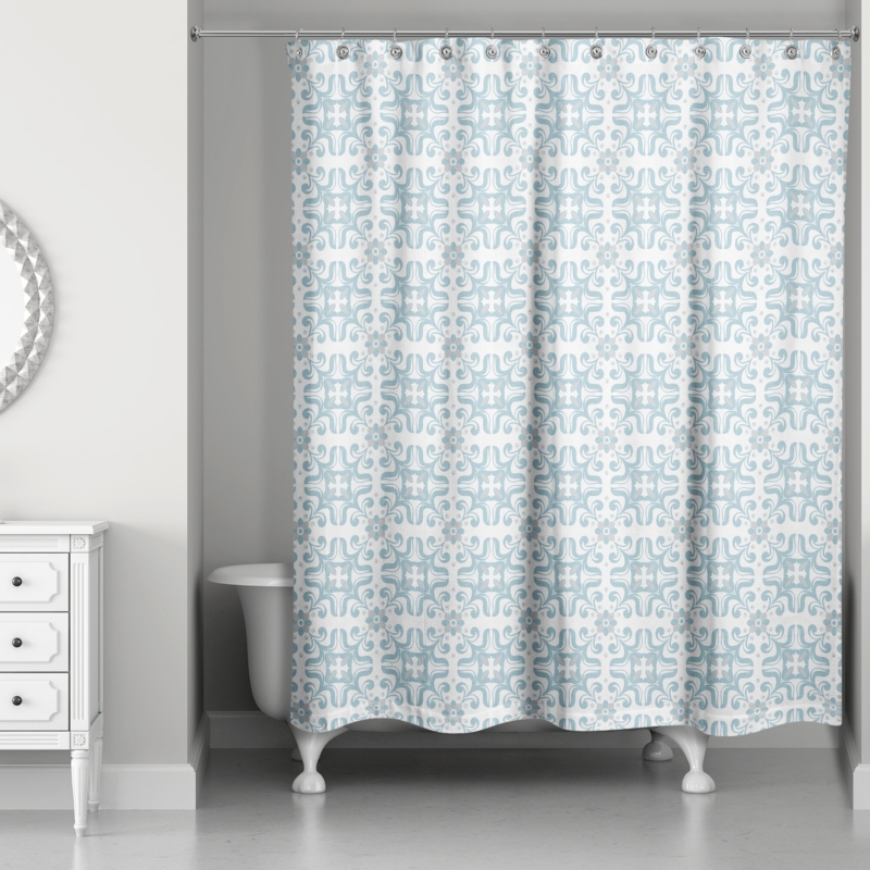 Langridge Geometric Shower Curtain