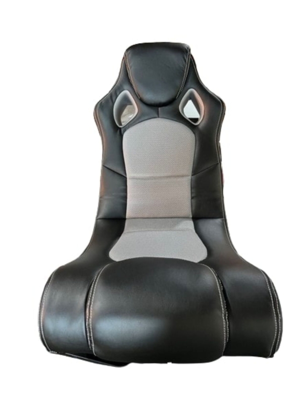 Latitude Run Adjustable Faux Leather Floor Game Chair with Built-in Speakers