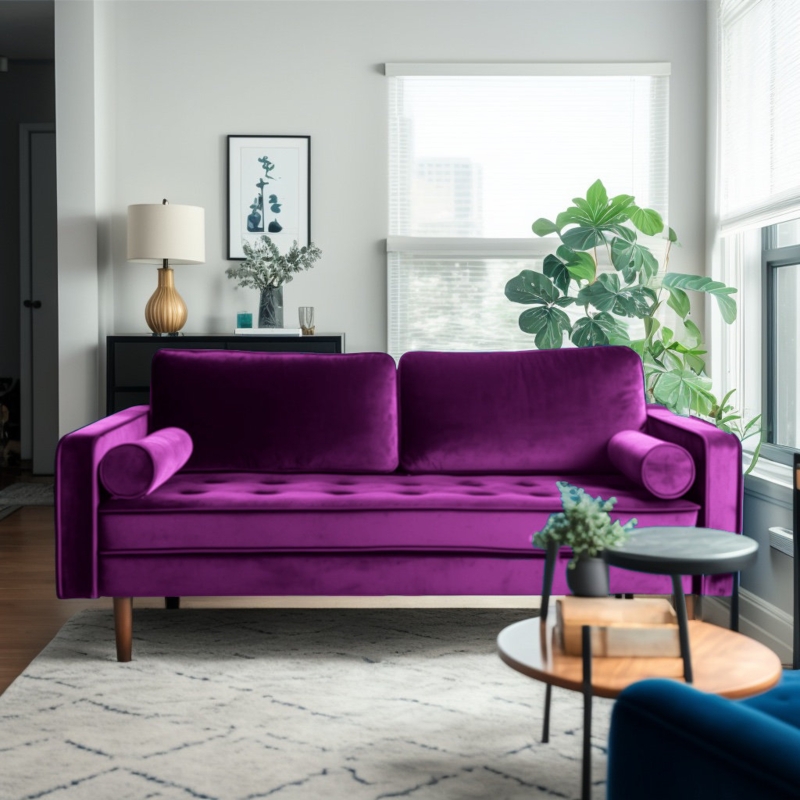 Laurindo 70'' Velvet Sofa