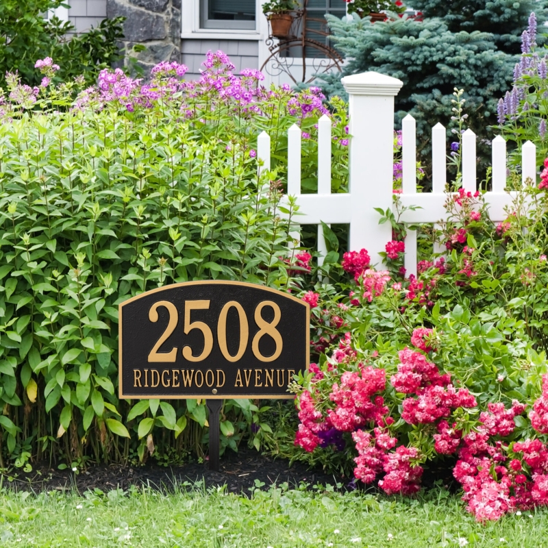Legacy Lawn Address Sign