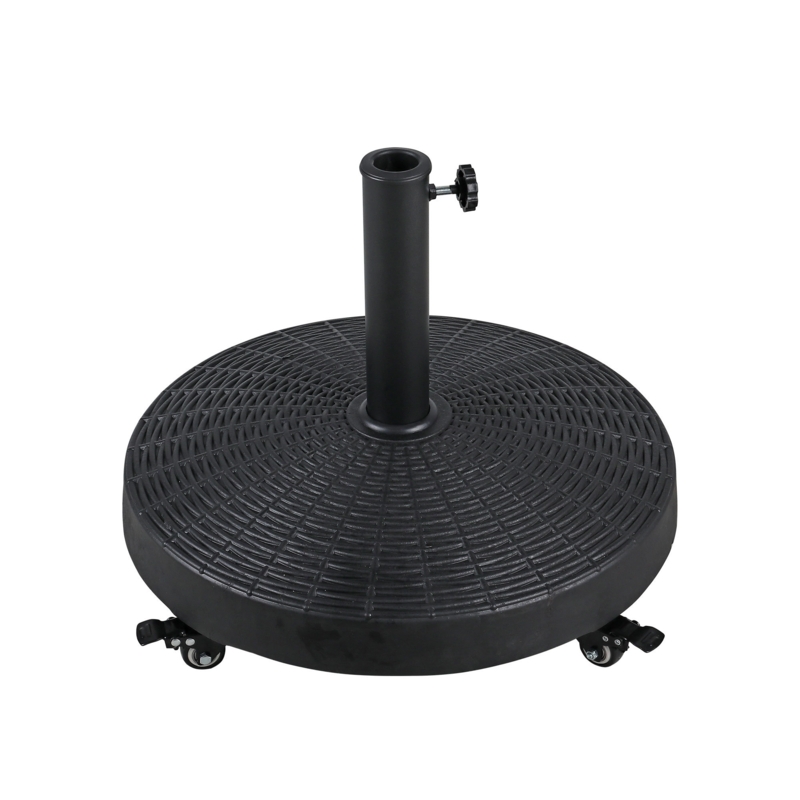 Leopold 52 Lb. Resin Free Standing Umbrella Base with Wheels